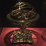 brass armillary sphere